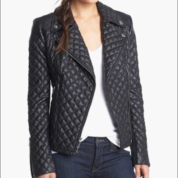 BCBGeneration Jackets & Blazers - Bcbgeneration Quilted Faux Leather Jacket